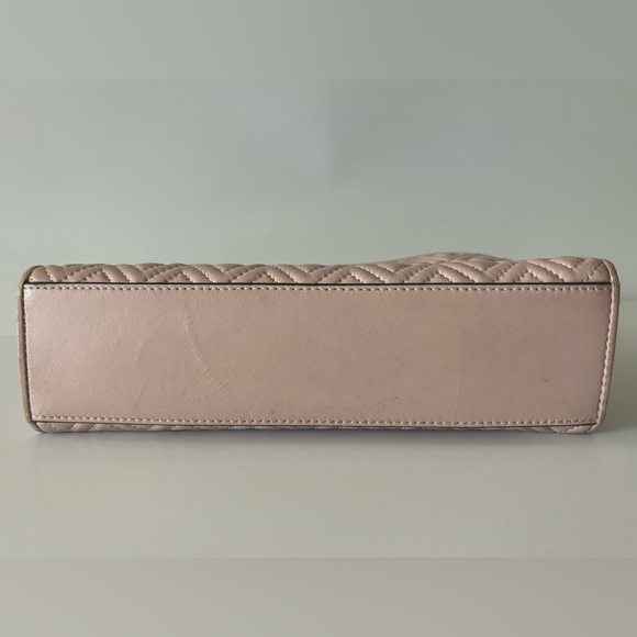 TORY BURCH Fleming Shell Pink Leather Convertible Shoulder Bag $498+ - Picture 9 of 12